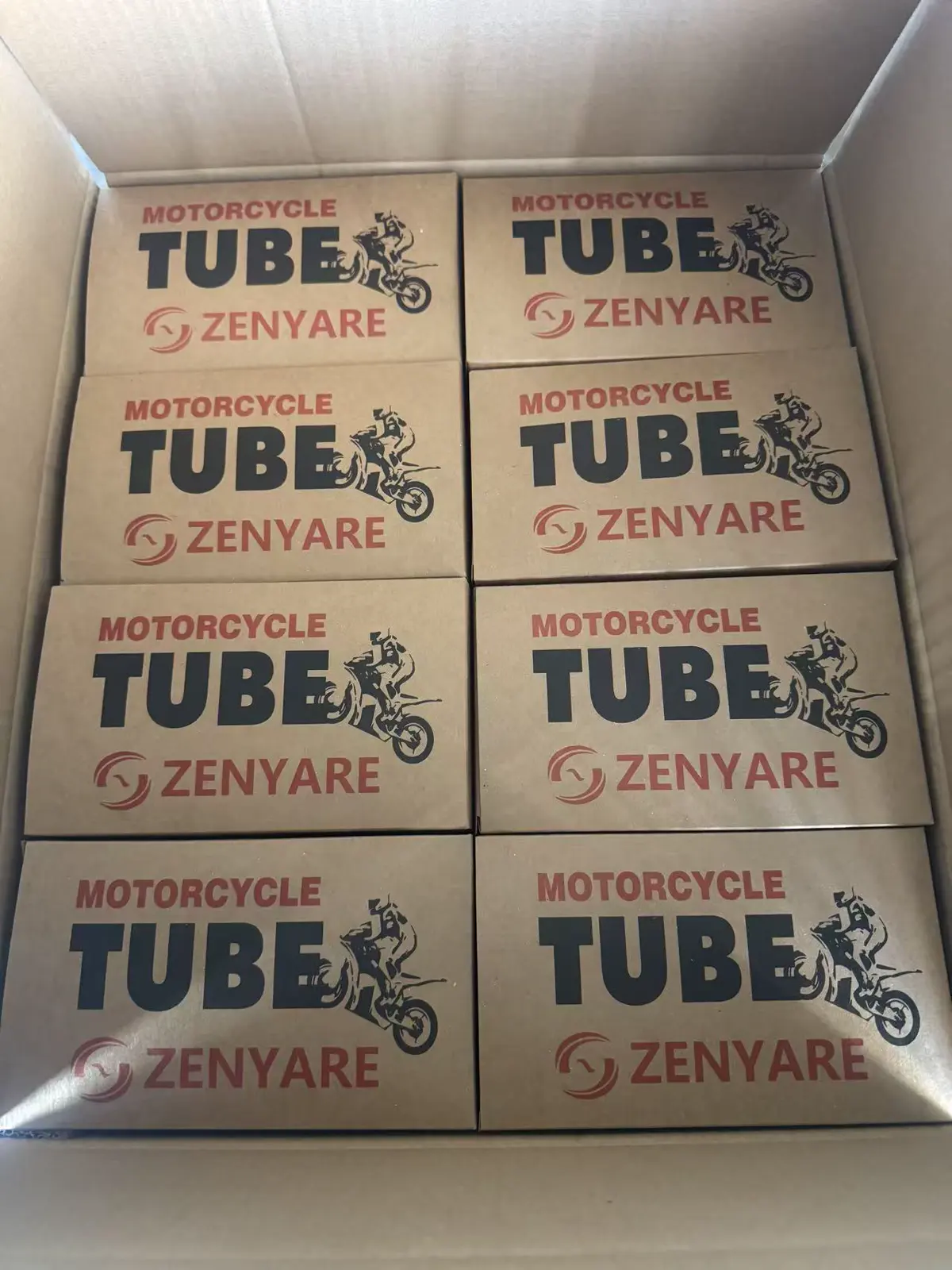 Zenyare motorcycle inner tube carton packing